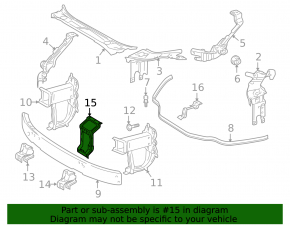 Bonnet lock strip MERCEDES W211 E 02-09