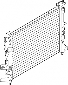 Radiator cooling water Infiniti QX50 19-20 without gearbox cooling