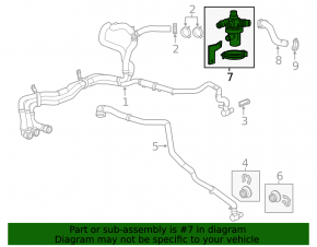 Chevrolet Volt 11-13 Battery Cooling System Valve No Bracket