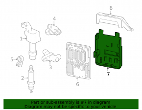 ECU housing engine computer Chevrolet Malibu 16-22