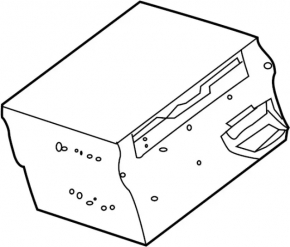 Radio tape recorder Nissan Pathfinder 13-14 Panasonic