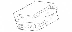 Radio tape recorder Nissan Pathfinder 13-14 Panasonic