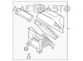 Air filter housing Hyundai Santa FE 19-20 2.4 KOR