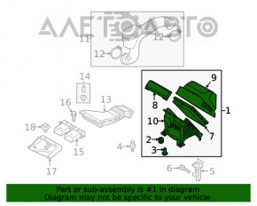 Air filter housing Hyundai Santa FE 19-20 2.4 KOR