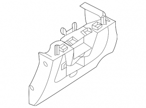 Bracket lower wing lining front left Volvo XC60 18-23