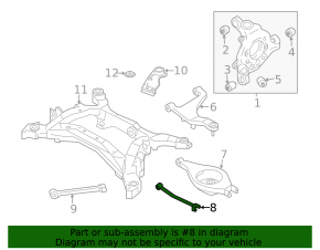 Nissan 350z Rear Left Control Arm