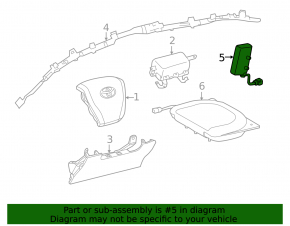 Left seat airbag for Toyota Rav4 13-18
