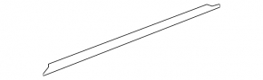Door-glass molding, central front left, Toyota Rav4 06-12