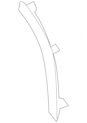 Lower front right fender trim for Lexus LS 18-23