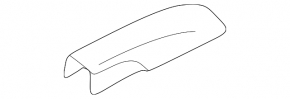 Rear right longitudinal railing trim Mitsubishi Outlander Sport ASX 10 - scratches