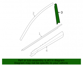 Hyundai Tucson 2022-25 black front left side door trim