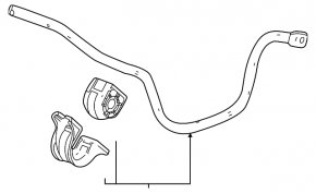 Rear stabilizer Chevrolet Equinox EV 24-26