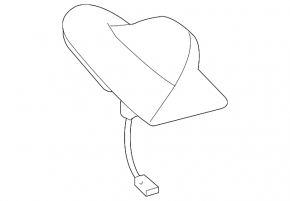 Antenna fin Lexus LS460 LS600h 07-09 type 2