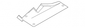 Front right underbody protection Audi Q5 8R 09-17