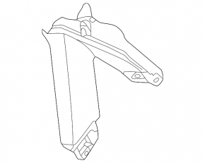 Right rear window trim panel Audi A3 22-26 grey