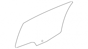 Rear left door glass for a 16-16 Chevrolet Cruze