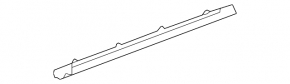 Door seal rear left Mercedes GLS-class X166 13-19 lower