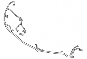 Mercedes A-Class V177 19-22 Front Bumper Wiring for Radar, AMG Pack