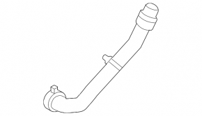Cooling pipe lower second Ford Explorer 13-19 sport