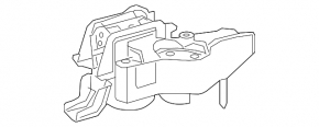 Engine mount right Lexus RX450h 16-22