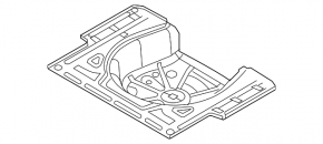 Trunk trough VW Jetta 11-18 USA rust