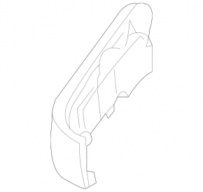 Right turn signal mirror for Mercedes S-class W221