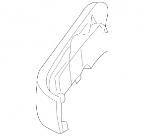 Right turn signal mirror for Mercedes S-class W221