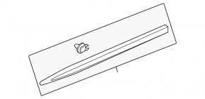 Door trim lower front right Chevrolet Impala 14-20