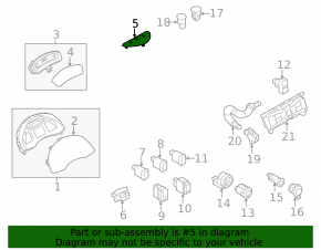 Nissan Leaf 11-17 Charge Indicator Panel