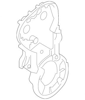 Volvo V90 17-22 usa T5 2.0T engine front cover broken mount