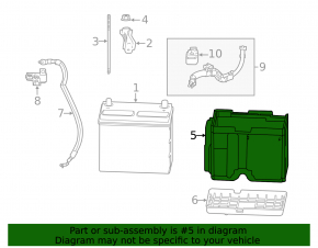Honda Accord 18-22 2.0 hybrid battery cover