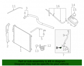 Engine Coolant Temperature Sensor Hyundai Kona 22-23 1.6, 2.0