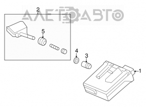 Acura ILX 13- Wheel Pressure Sensor