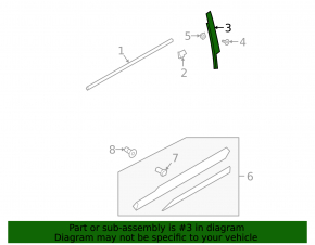Front left side door trim panel for Audi E-Tron 19-23
