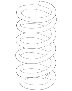 Front left spring Infiniti Q50 14-20 AWD