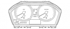 Instrument cluster for BMW X1 F48 20-22 with projection