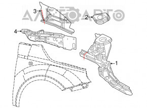 Front left quarter Fiat 500 12-19