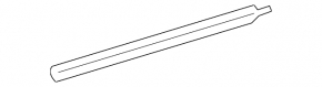 Door-glass molding, central, front right, Lexus ES350 2007-2012, chrome
