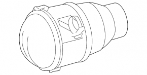 Fog light left Lexus RX400h 06-08