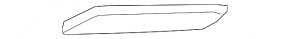 Rear left reflector Chevrolet Cruze 16-