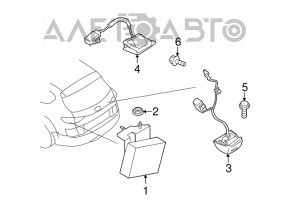 Subaru b10 Tribeca rearview camera