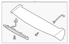 Kia Niro 17-22 Trunk Door Spoiler