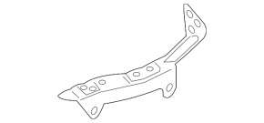 Front right fender bracket Audi A3 8V 16-18 e-tron lower