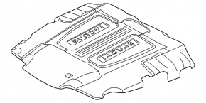 Jaguar F-Pace X761 17- 3.0t Supercharger Engine Cover