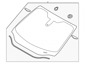 Ford Focus mk3 windshield 11-18 usa