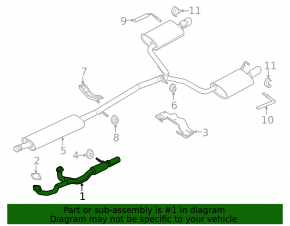 Ford Flex 13-19 Intake Pipe