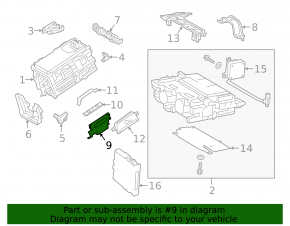 Toyota Rav4 19-24 hybrid CVT AWD automatic transmission electric motor contacts