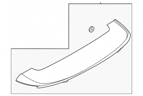 Lincoln Corsair 20-26 tailgate spoiler