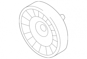 Audi Q8 19-26 MHEV Drive Belt Tensioner Pulley