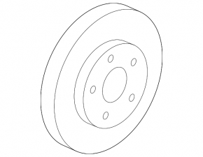 Brake disc front left Chevrolet Camaro 16-22 345mm